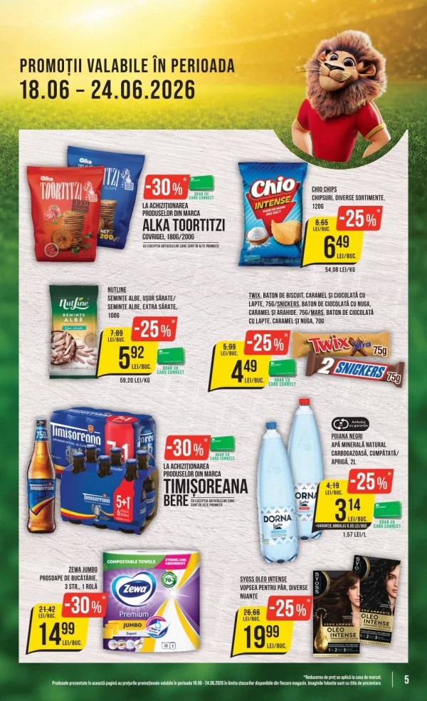 Catalog Mega Image - Catalogul cu reduceri, pagina 5: reduceri și oferte 18 - 24 iunie 2026