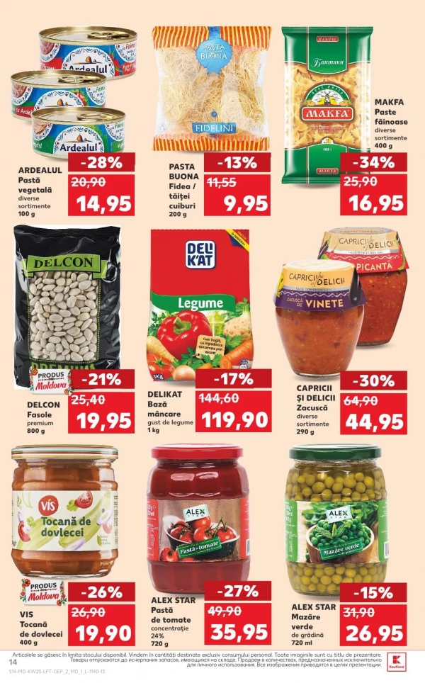Catalog Kaufland - Catalogul cu reduceri, pagina 14: reduceri și oferte 18 - 24 iunie 2026