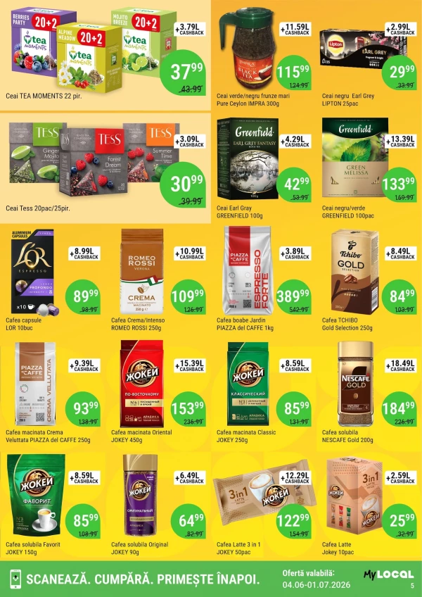 Catalog Local Discounter - Cashback catalog, pagina 5: reduceri și oferte 04 iunie - 01 iulie 2026