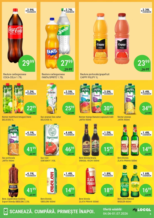 Catalog Local Discounter - Cashback catalog, pagina 6: reduceri și oferte 04 iunie - 01 iulie 2026