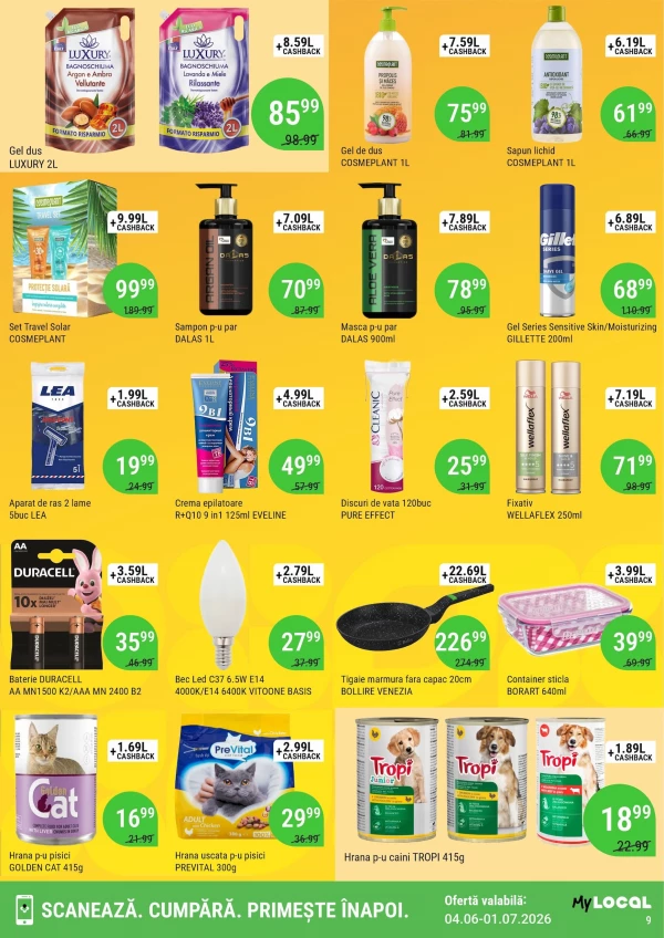 Catalog Local Discounter - Cashback catalog, pagina 9: reduceri și oferte 04 iunie - 01 iulie 2026