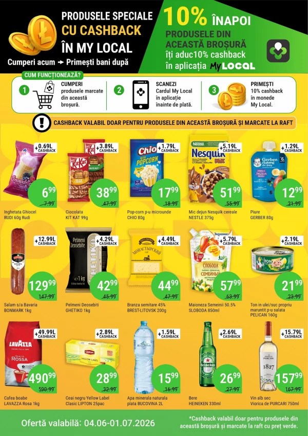 Cashback catalog