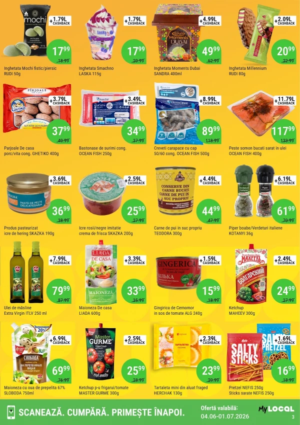 Catalog Local Discounter - Cashback catalog, pagina 3: reduceri și oferte 04 iunie - 01 iulie 2026