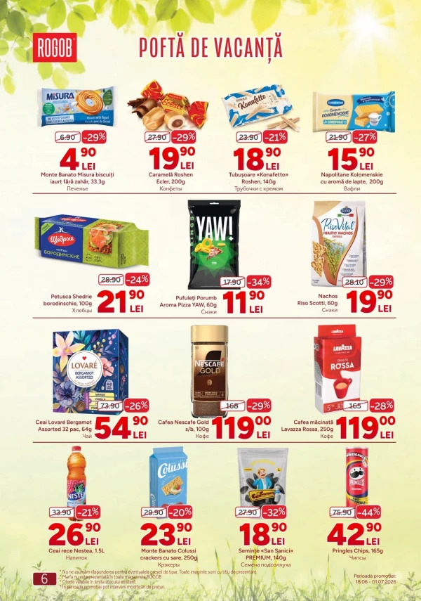 Catalog Rogob - Catalogul cu reduceri, pagina 6: reduceri și oferte 18 iunie - 01 iulie 2026