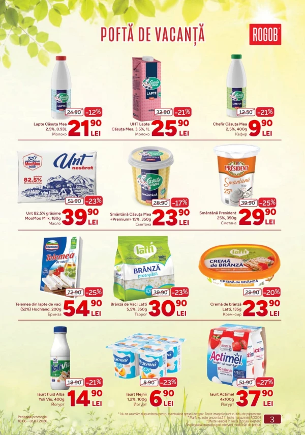 Catalog Rogob - Catalogul cu reduceri, pagina 3: reduceri și oferte 18 iunie - 01 iulie 2026