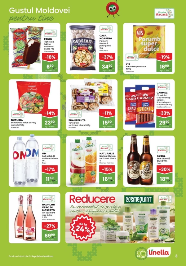 Catalog Linella - Catalogul cu reduceri, pagina 3: reduceri și oferte 18 iunie - 01 iulie 2026