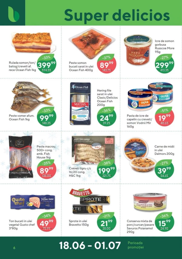 Catalog Bonus - Catalogul cu reduceri, pagina 6: reduceri și oferte 18 iunie - 01 iulie 2026