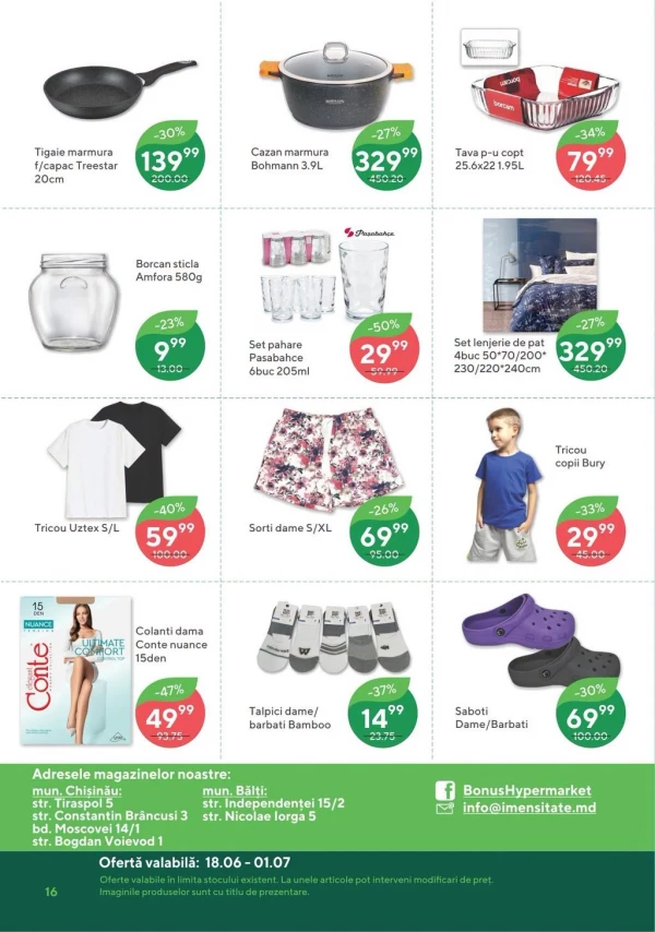 Catalog Bonus - Catalogul cu reduceri, pagina 16: reduceri și oferte 18 iunie - 01 iulie 2026