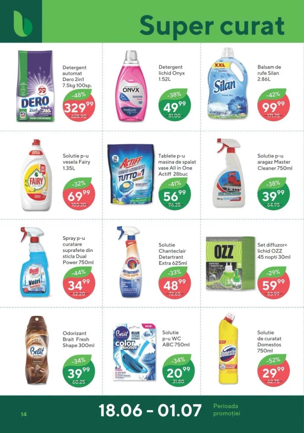 Catalog Bonus - Catalogul cu reduceri, pagina 14: reduceri și oferte 18 iunie - 01 iulie 2026