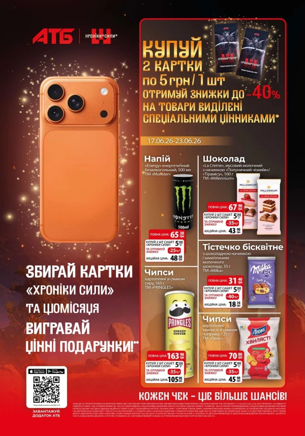 Каталог АТБ - Хроніки Сили, сторінка 4: знижки та акції 17 - 23 червня 2026