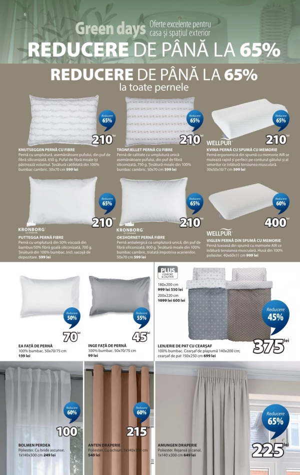 Catalog Jysk - Catalogul cu reduceri, pagina 6: reduceri și oferte 18 - 28 iunie 2026