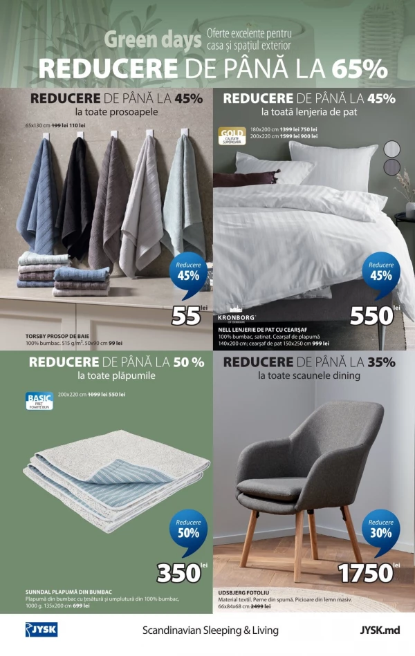 Catalog Jysk - Catalogul cu reduceri, pagina 8: reduceri și oferte 18 - 28 iunie 2026
