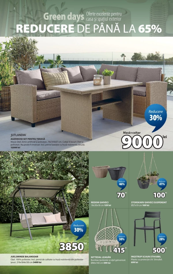Catalog Jysk - Catalogul cu reduceri, pagina 2: reduceri și oferte 18 - 28 iunie 2026