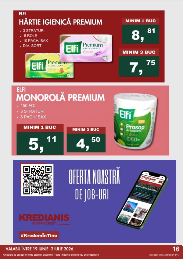 Catalog Kredianis - Catalogul cu reduceri, pagina 17: reduceri și oferte 19 iunie - 02 iulie 2026