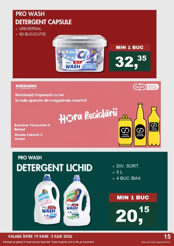 Catalog Kredianis - Catalogul cu reduceri, pagina 16: reduceri și oferte 19 iunie - 02 iulie 2026