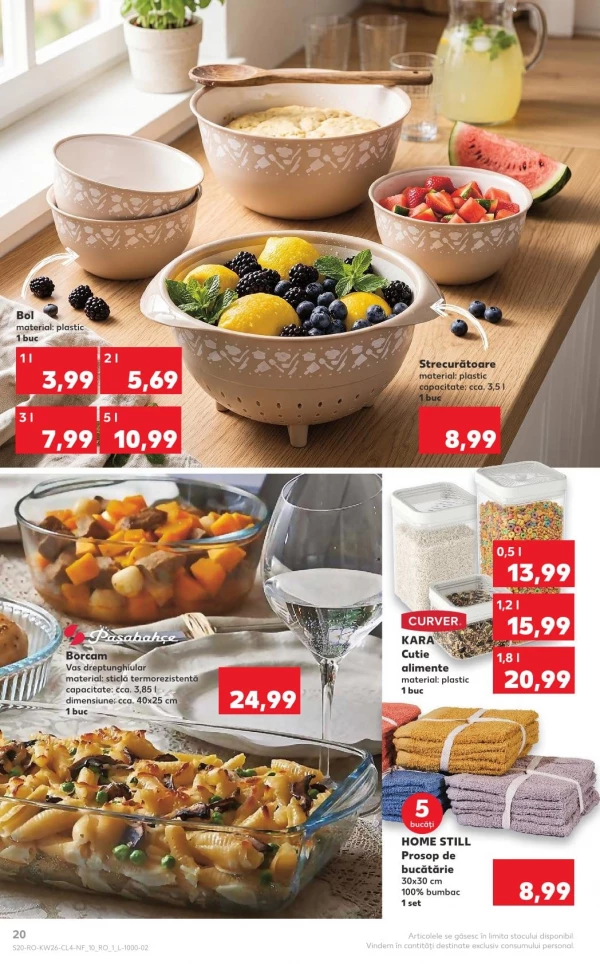Catalog Kaufland - Catalogul cu reduceri NonFood, pagina 20: reduceri și oferte 24 - 30 iunie 2026