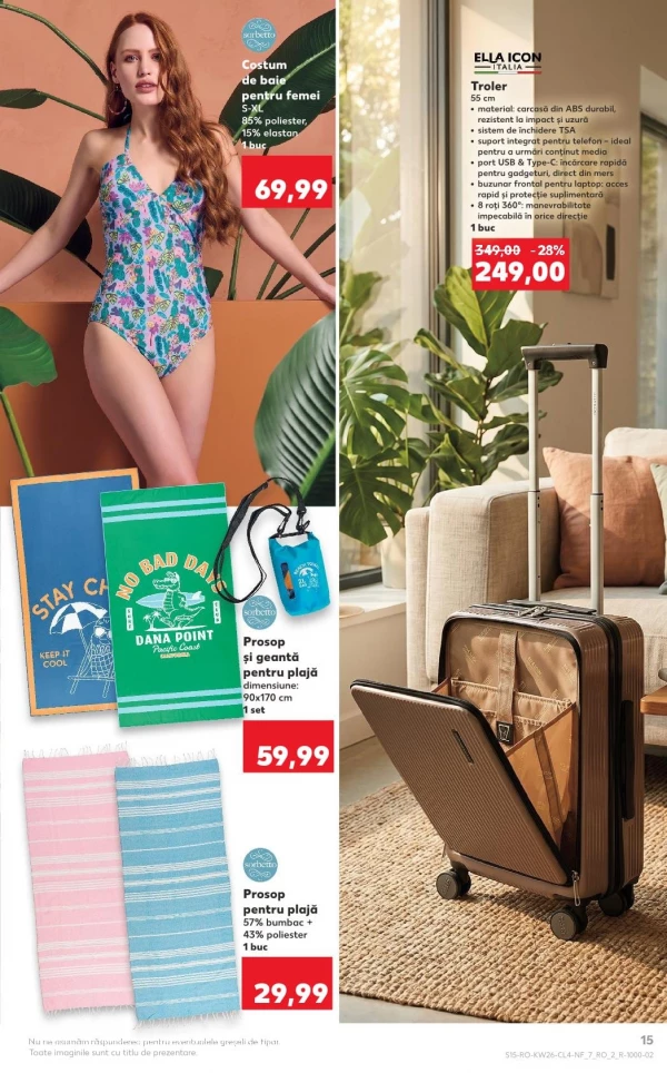 Catalog Kaufland - Catalogul cu reduceri NonFood, pagina 15: reduceri și oferte 24 - 30 iunie 2026