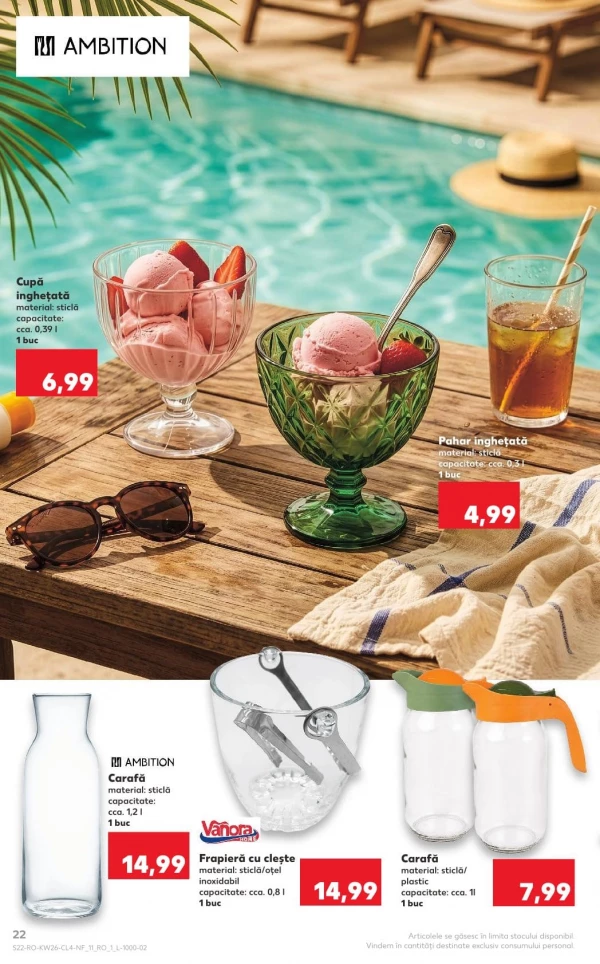 Catalog Kaufland - Catalogul cu reduceri NonFood, pagina 22: reduceri și oferte 24 - 30 iunie 2026