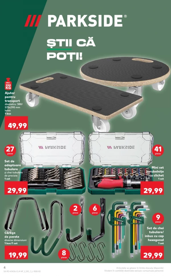 Catalog Kaufland - Catalogul cu reduceri NonFood, pagina 4: reduceri și oferte 24 - 30 iunie 2026