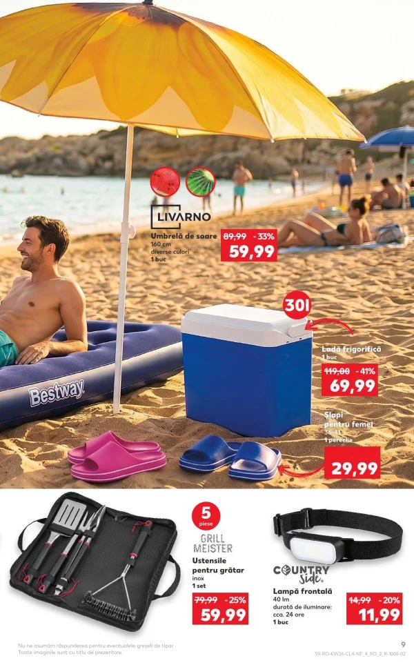 Catalog Kaufland - Catalogul cu reduceri NonFood, pagina 9: reduceri și oferte 24 - 30 iunie 2026
