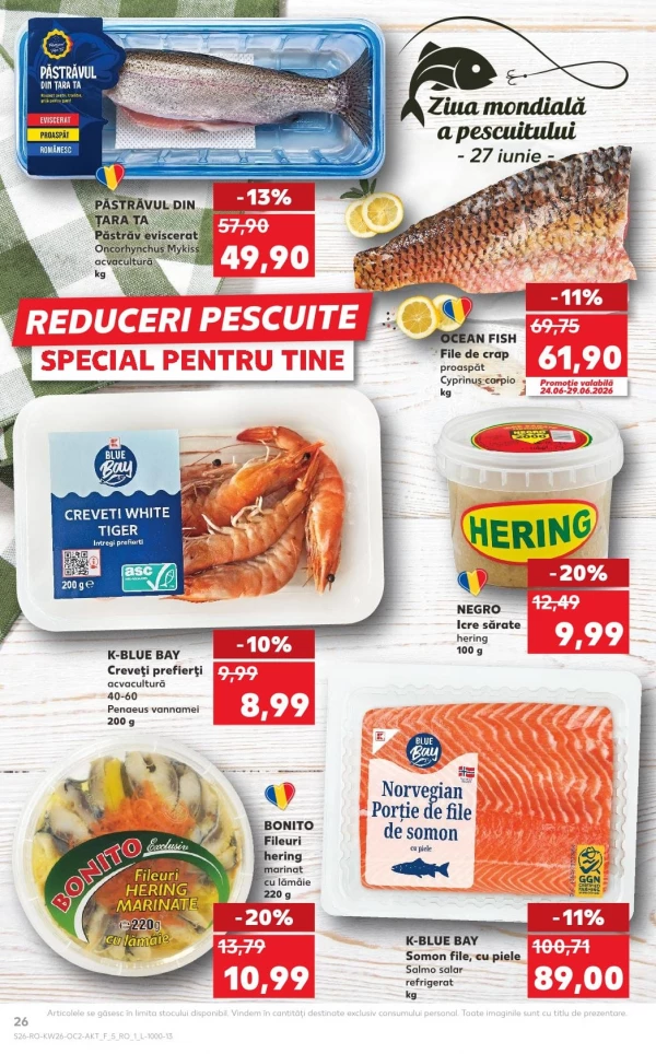 Catalog Kaufland - Catalogul cu reduceri, pagina 26: reduceri și oferte 24 - 30 iunie 2026