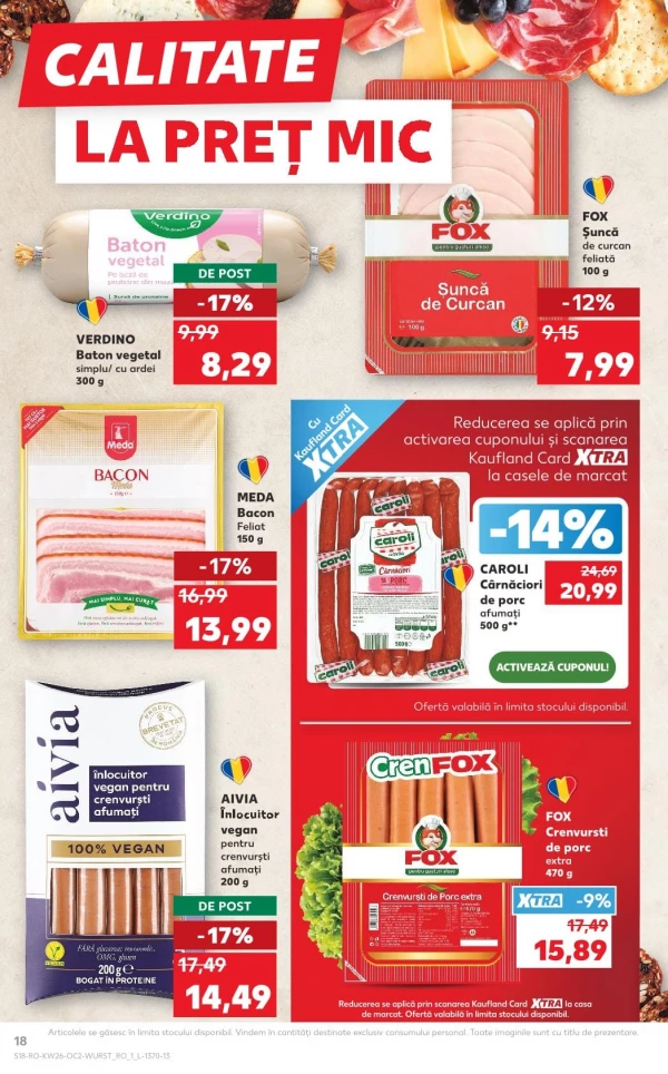 Catalog Kaufland - Catalogul cu reduceri, pagina 18: reduceri și oferte 24 - 30 iunie 2026