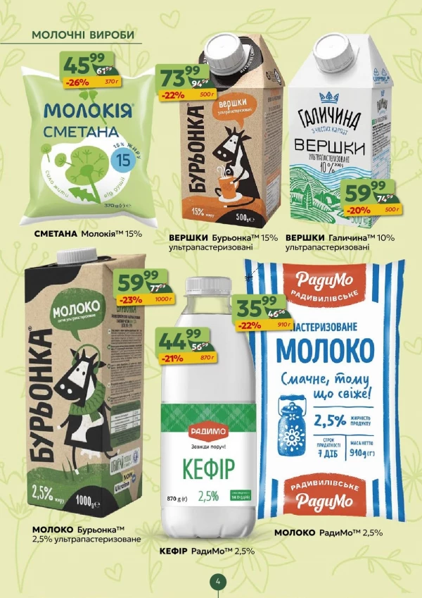 Каталог Близенько - Каталог знижок, сторінка 4: знижки та акції 22 - 28 червня 2026