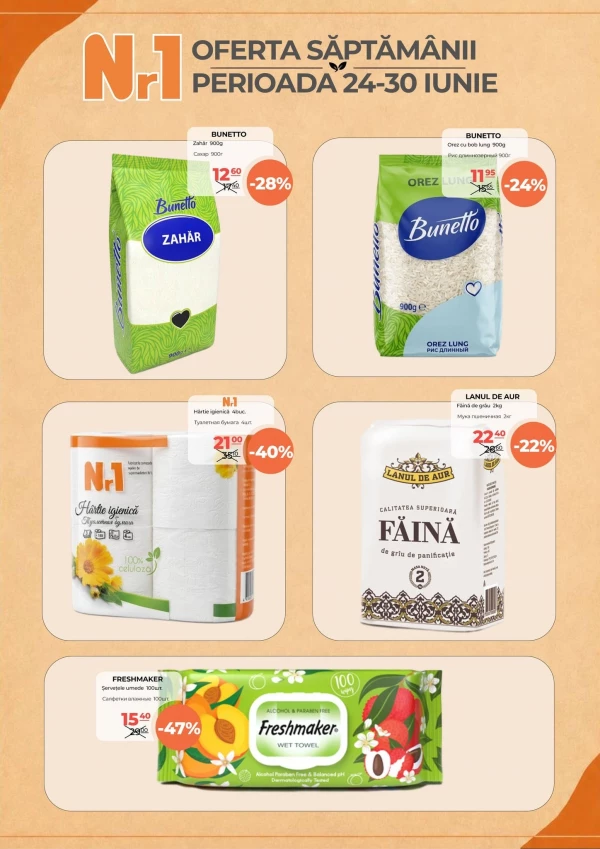 Catalog NR1 - Oferte săptămânale, pagina 2: reduceri și oferte 24 - 30 iunie 2026