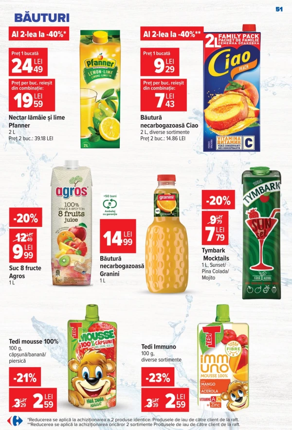 Catalog Carrefour - Catalogul cu reduceri, pagina 51: reduceri și oferte 24 - 30 iunie 2026