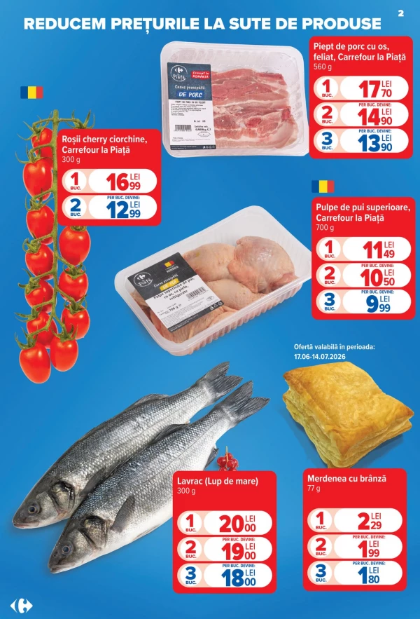 Catalog Carrefour - Catalogul cu reduceri, pagina 2: reduceri și oferte 24 - 30 iunie 2026