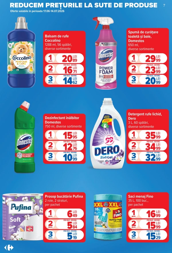 Catalog Carrefour - Catalogul cu reduceri, pagina 7: reduceri și oferte 24 - 30 iunie 2026