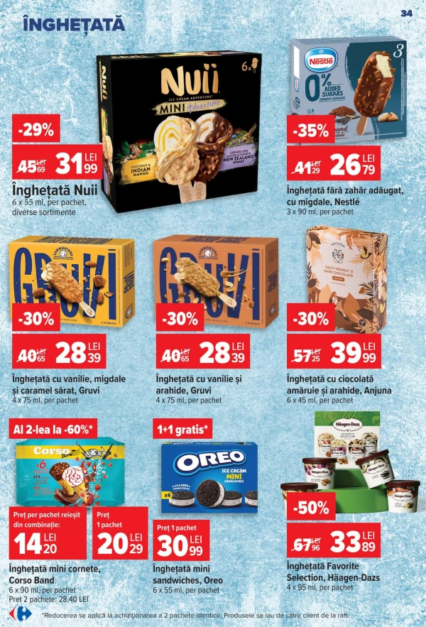Catalog Carrefour - Catalogul cu reduceri, pagina 34: reduceri și oferte 24 - 30 iunie 2026