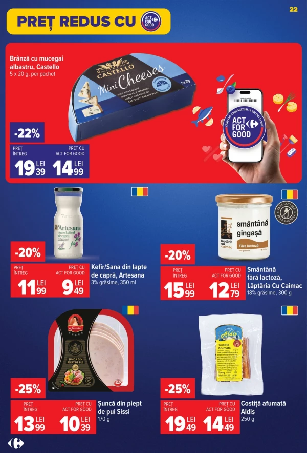 Catalog Carrefour - Catalogul cu reduceri, pagina 22: reduceri și oferte 24 - 30 iunie 2026
