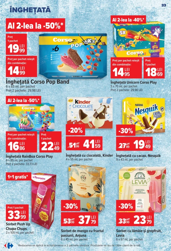 Catalog Carrefour - Catalogul cu reduceri, pagina 33: reduceri și oferte 24 - 30 iunie 2026