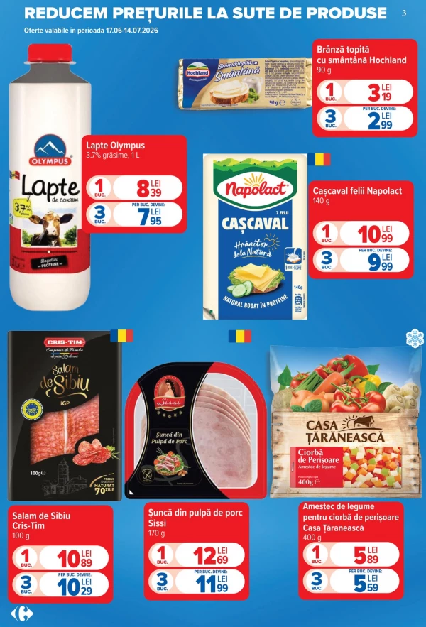 Catalog Carrefour - Catalogul cu reduceri, pagina 3: reduceri și oferte 24 - 30 iunie 2026