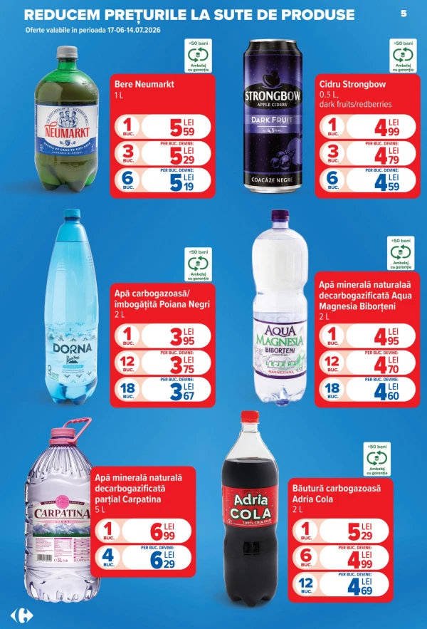 Catalog Carrefour - Catalogul cu reduceri, pagina 5: reduceri și oferte 24 - 30 iunie 2026