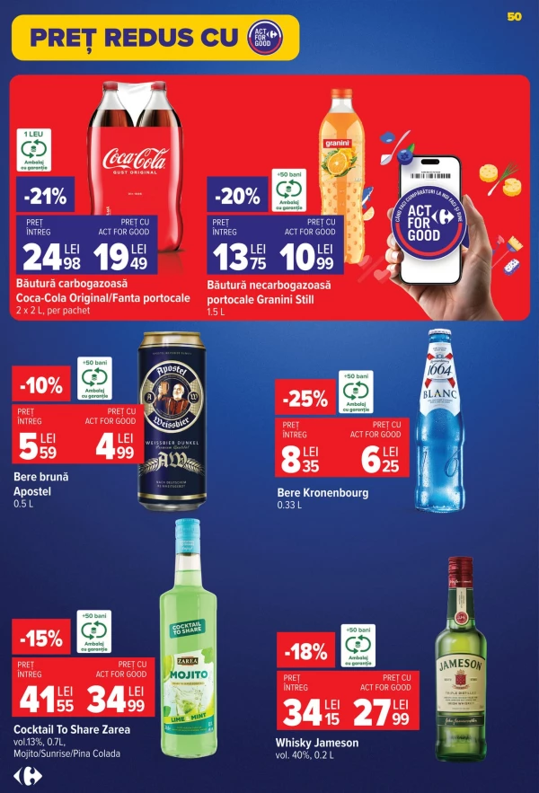 Catalog Carrefour - Catalogul cu reduceri, pagina 50: reduceri și oferte 24 - 30 iunie 2026