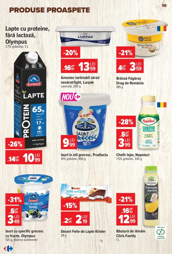 Catalog Carrefour - Catalogul cu reduceri, pagina 26: reduceri și oferte 24 - 30 iunie 2026