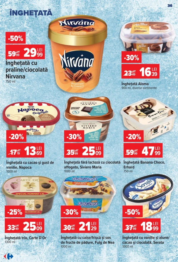 Catalog Carrefour - Catalogul cu reduceri, pagina 36: reduceri și oferte 24 - 30 iunie 2026