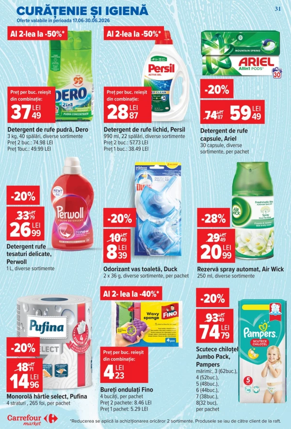 Catalog Carrefour - Carrefour Market, pagina 31: reduceri și oferte 24 - 30 iunie 2026