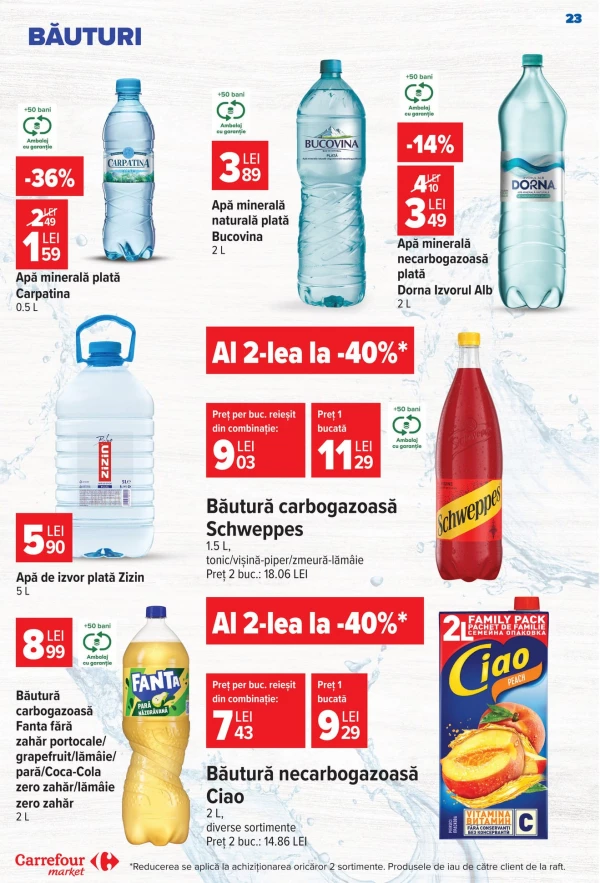 Catalog Carrefour - Carrefour Market, pagina 23: reduceri și oferte 24 - 30 iunie 2026