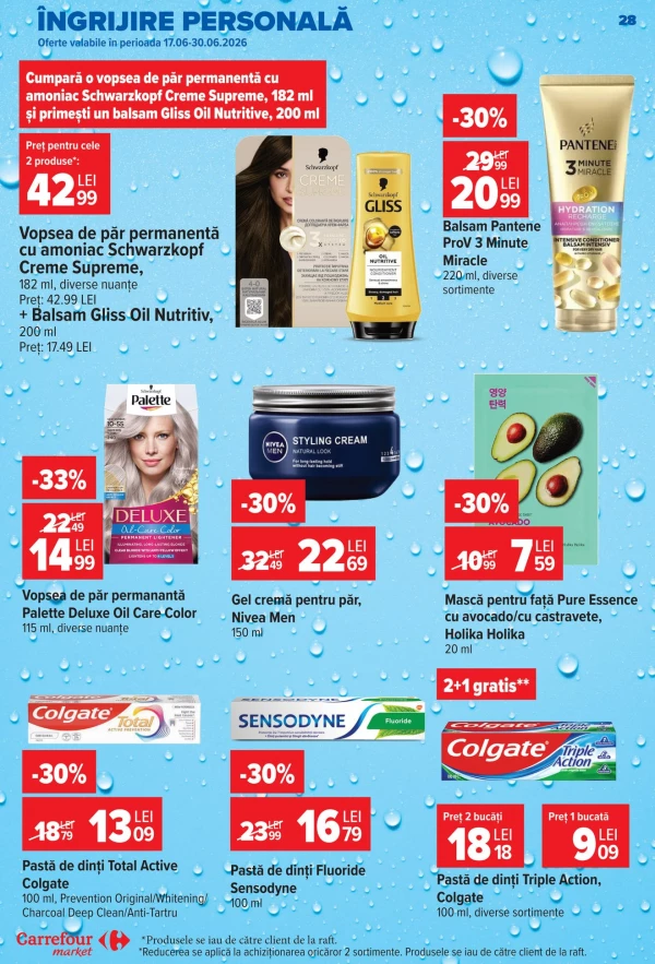 Catalog Carrefour - Carrefour Market, pagina 28: reduceri și oferte 24 - 30 iunie 2026