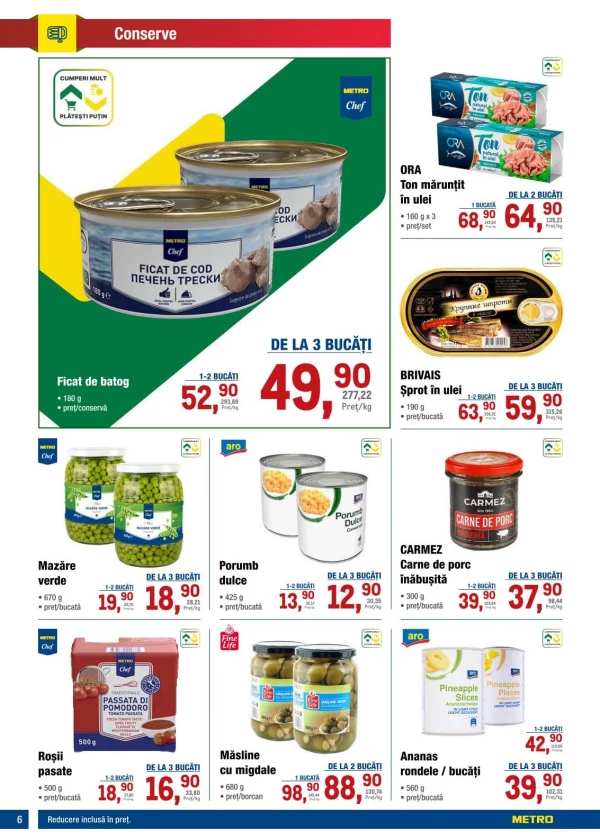 Catalog Metro - Catalogul cu reduceri, pagina 6: reduceri și oferte 25 iunie - 08 iulie 2026