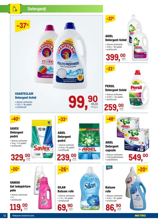 Catalog Metro - Catalogul cu reduceri, pagina 12: reduceri și oferte 25 iunie - 08 iulie 2026