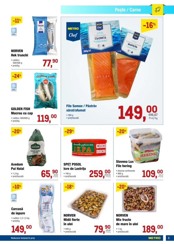 Catalog Metro - Catalogul cu reduceri, pagina 5: reduceri și oferte 25 iunie - 08 iulie 2026
