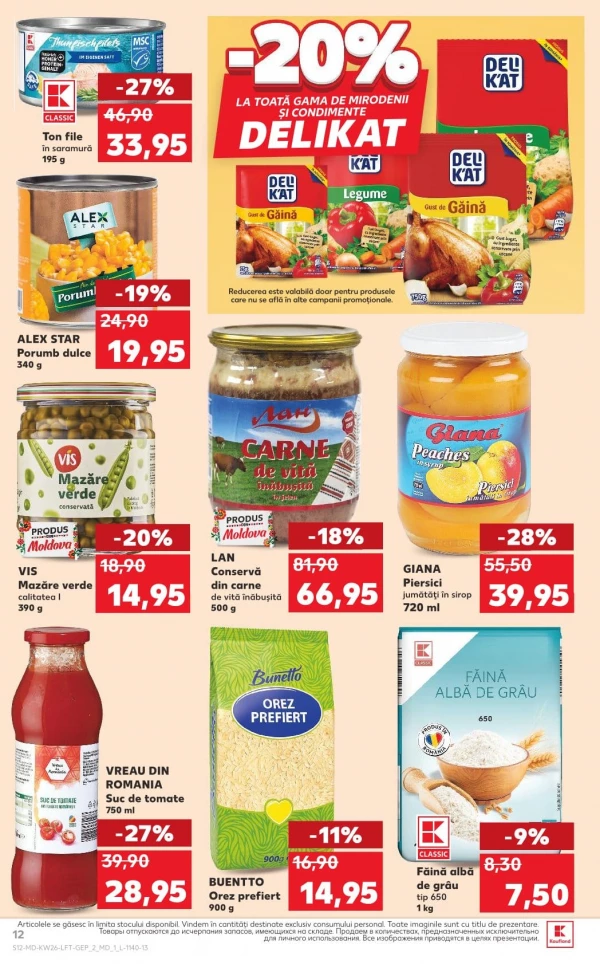 Catalog Kaufland - Catalogul cu reduceri, pagina 12: reduceri și oferte 25 iunie - 01 iulie 2026