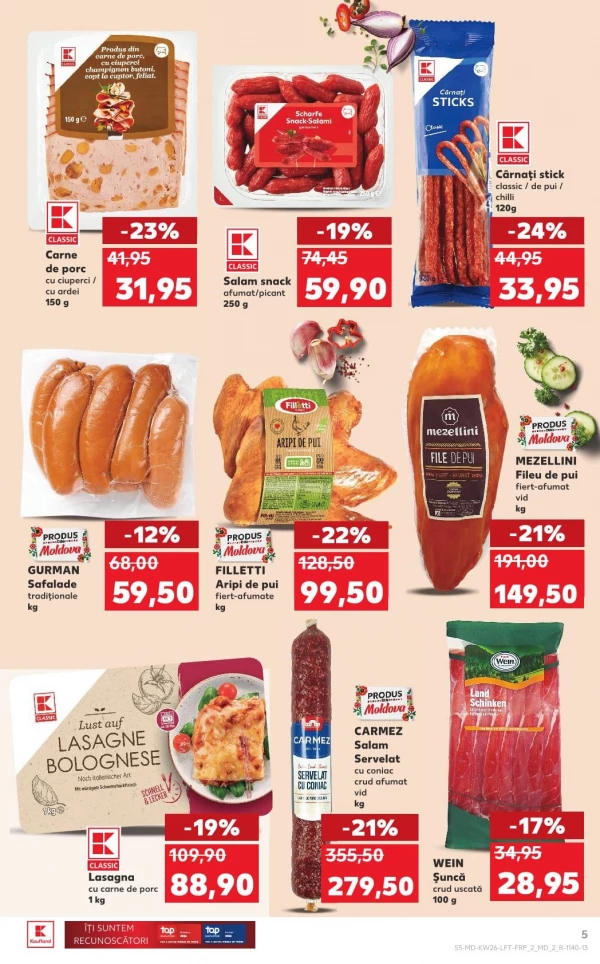 Catalog Kaufland - Catalogul cu reduceri, pagina 5: reduceri și oferte 25 iunie - 01 iulie 2026