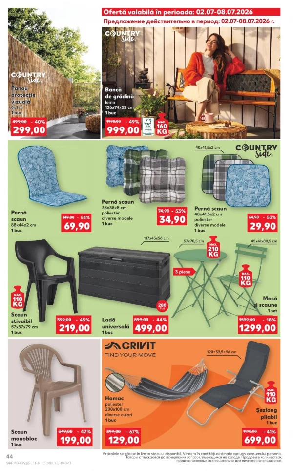 Catalog Kaufland - Catalogul cu reduceri, pagina 44: reduceri și oferte 25 iunie - 01 iulie 2026