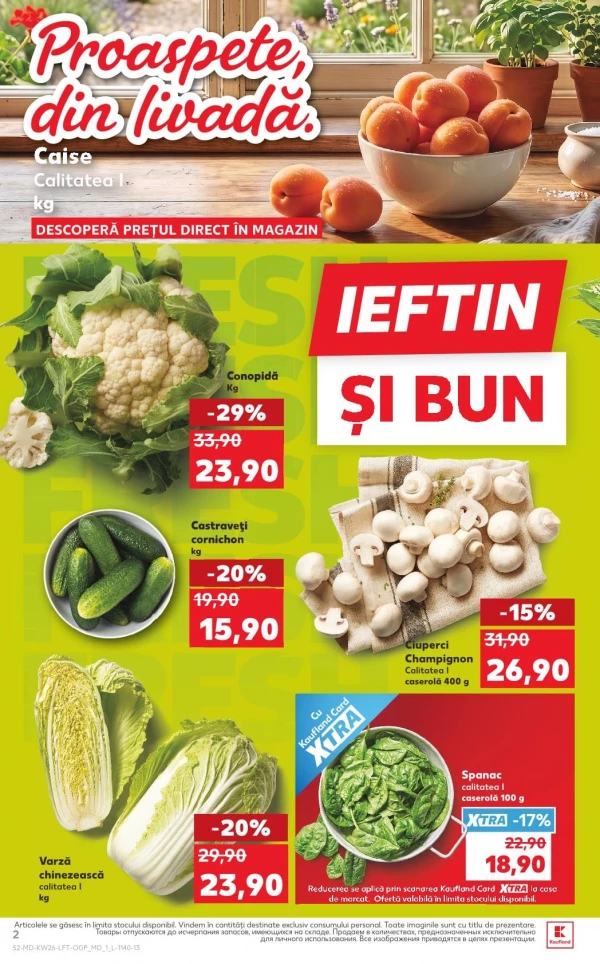 Catalog Kaufland - Catalogul cu reduceri, pagina 2: reduceri și oferte 25 iunie - 01 iulie 2026