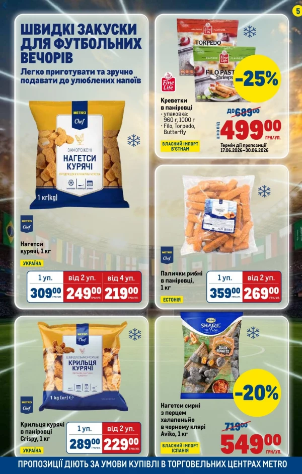 Catalog Metro - Catalogul cu reduceri, pagina 5: reduceri și oferte 25 - 28 iunie 2026
